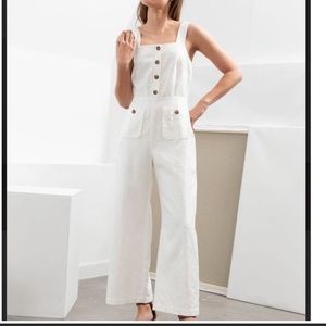 & other stories linen jumpsuit